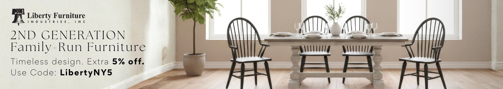 New Year 2026 Liberty banner