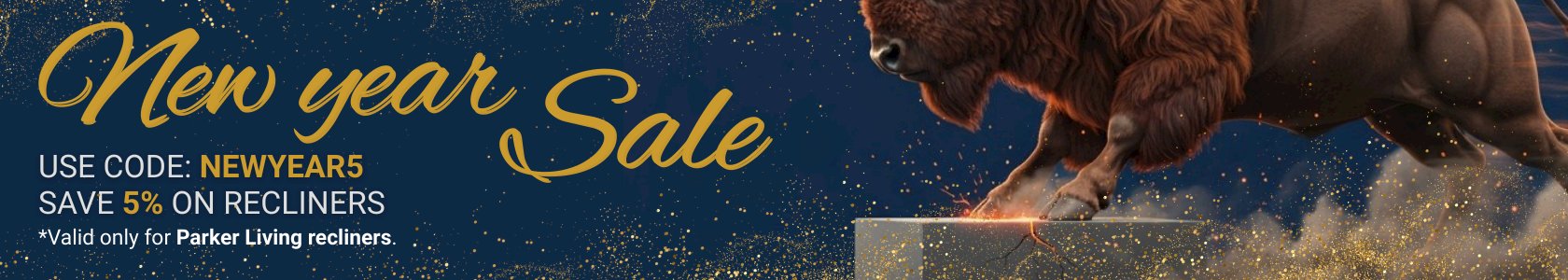 Parker living New Year Sales 2026 banner