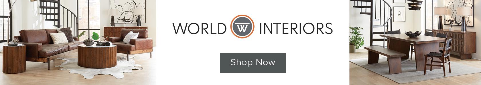 WORLD INTERIORS banner