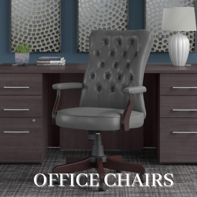 Office chairs lined up in a professional office setting, providing comfortable seating for employees