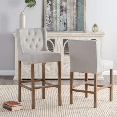 two chairs in a room