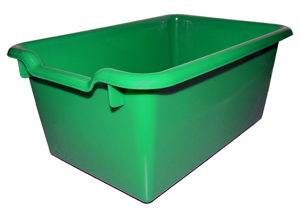 Scoop Front Storage Bins - Green, set of 10 | eBay