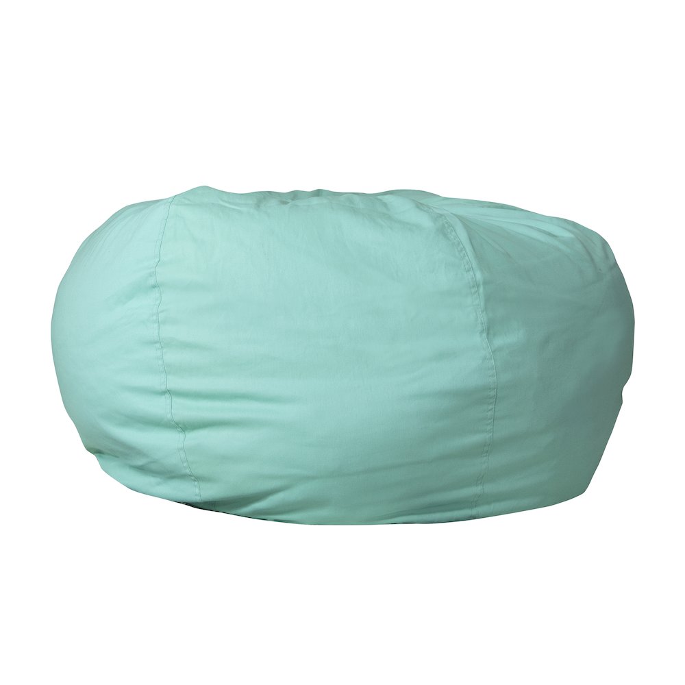Alamont Oversized Solid Mint Green Bean Bag Chair for Kids and Adults