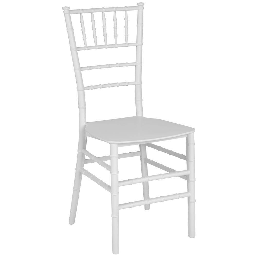 Alamont White Stackable Resin Chiavari Chair