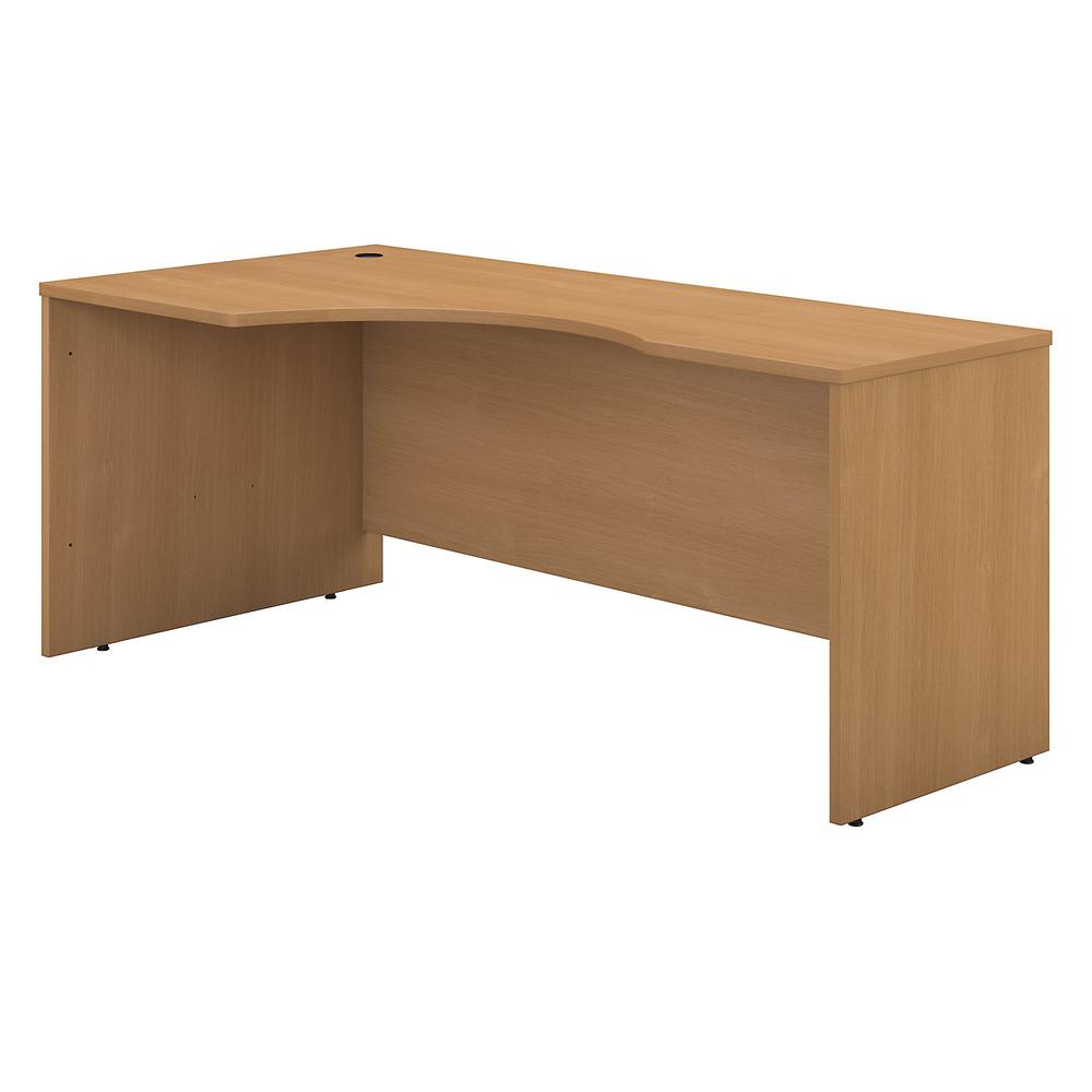 Bush Business Furniture Series C 72W Left Handed Corner Desk, Light Oak