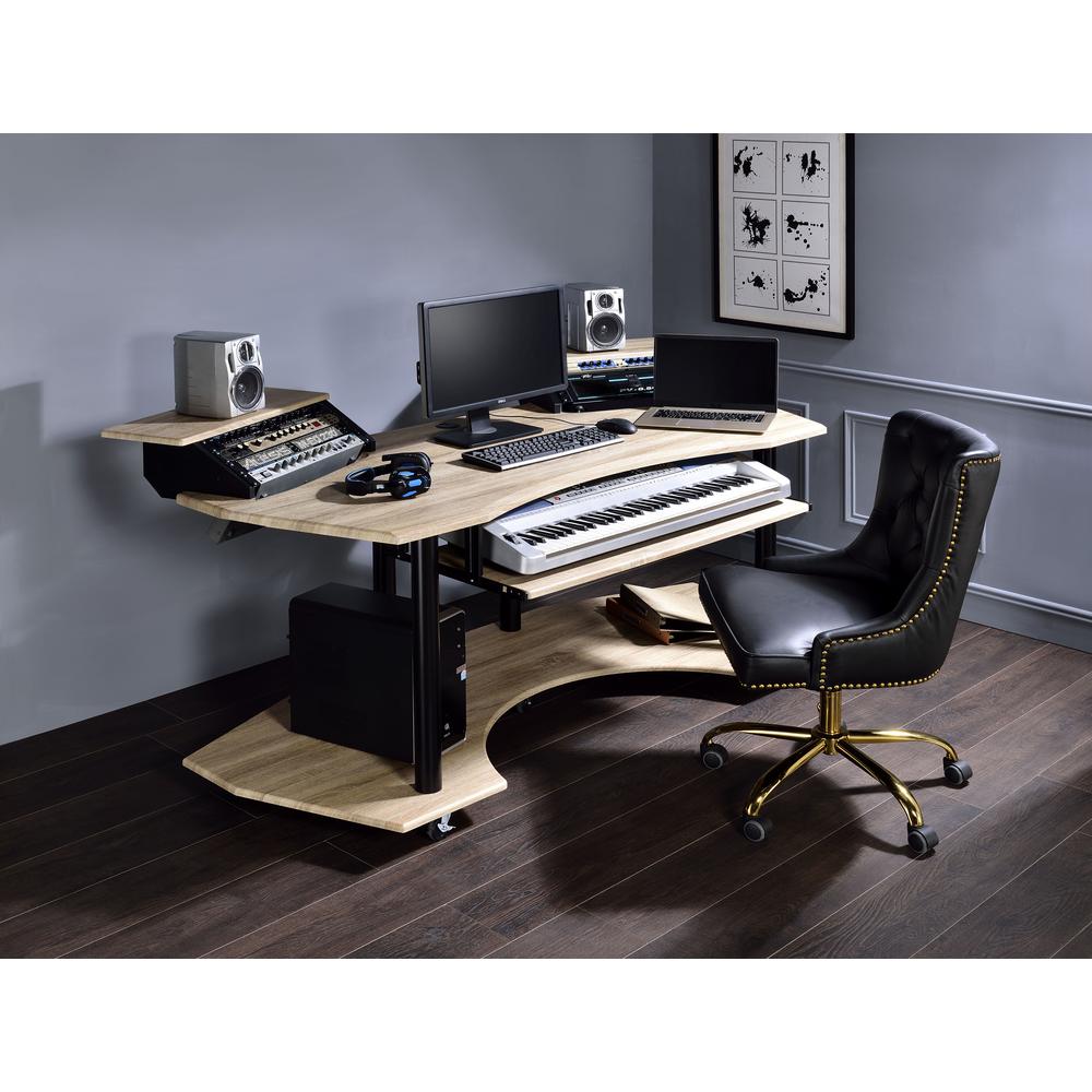 ACME Furniture Ericka コンピューターデスク  新品未使用 Amazon.com: Acme Eleazar Wooden Music Recording Studio Desk
