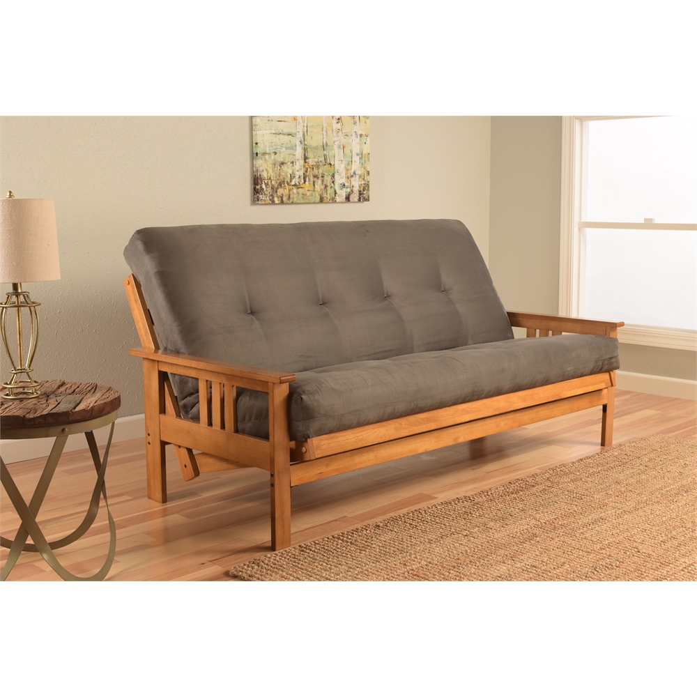 Kodiak Monterey Frame/Butternut Finish/Suede Gray Mattress