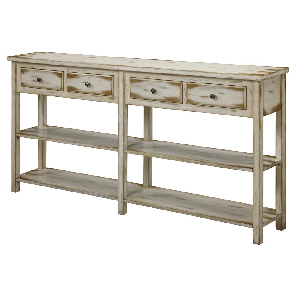 Four Drawer Console Table 884904320620 eBay