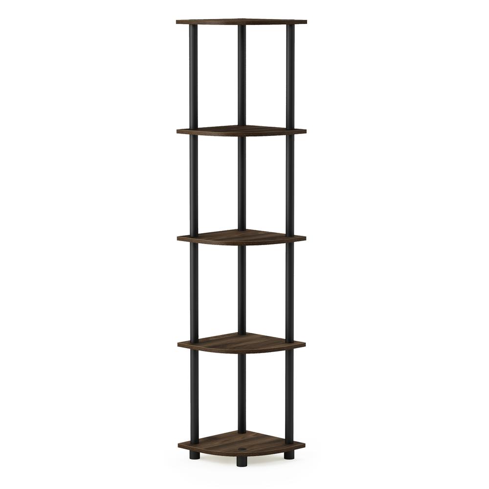 Furinno 5 Tier Shelves Corner Display Rack Multipurpose Shelving Unit