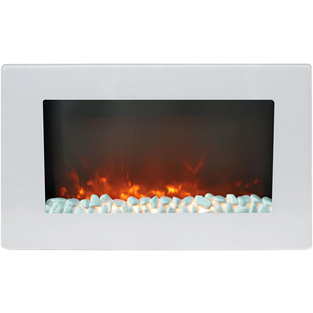 30 Wall Mount Electric Fireplace With Crystals Ebay