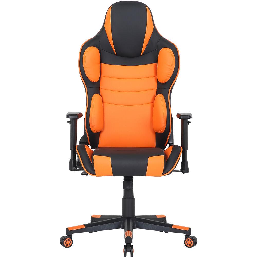 Hanover Commando Ergonomic Gaming Chair in Black and Orange with