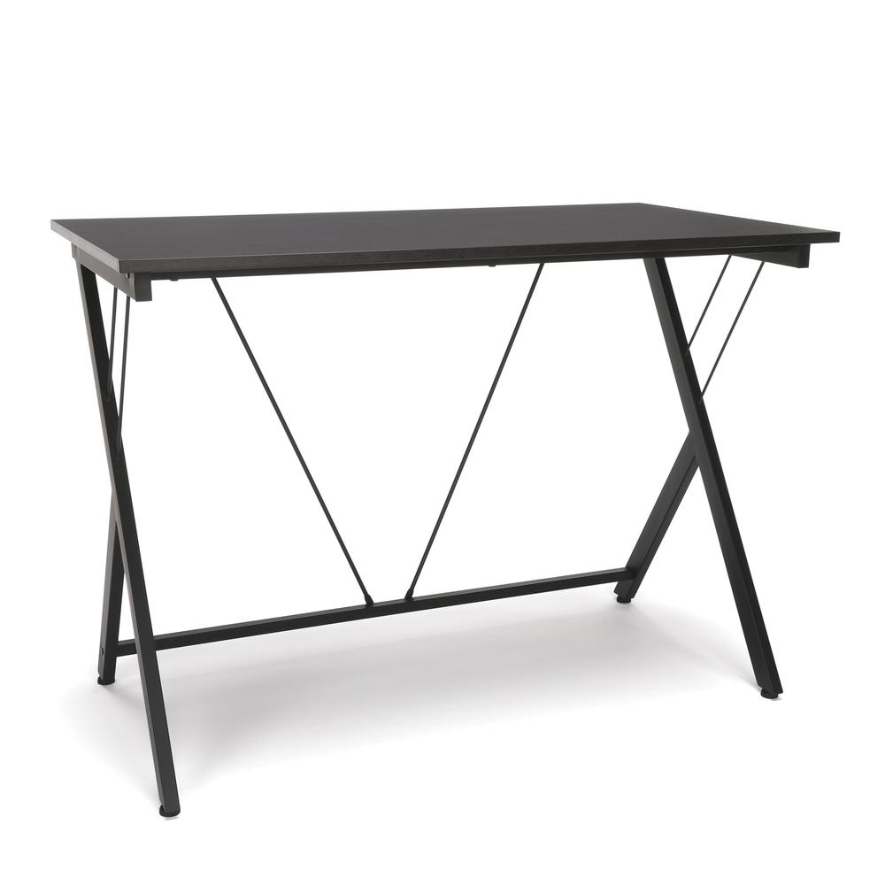 Essentials by OFM ESS1001 Computer Desk with Metal Legs, Black eBay