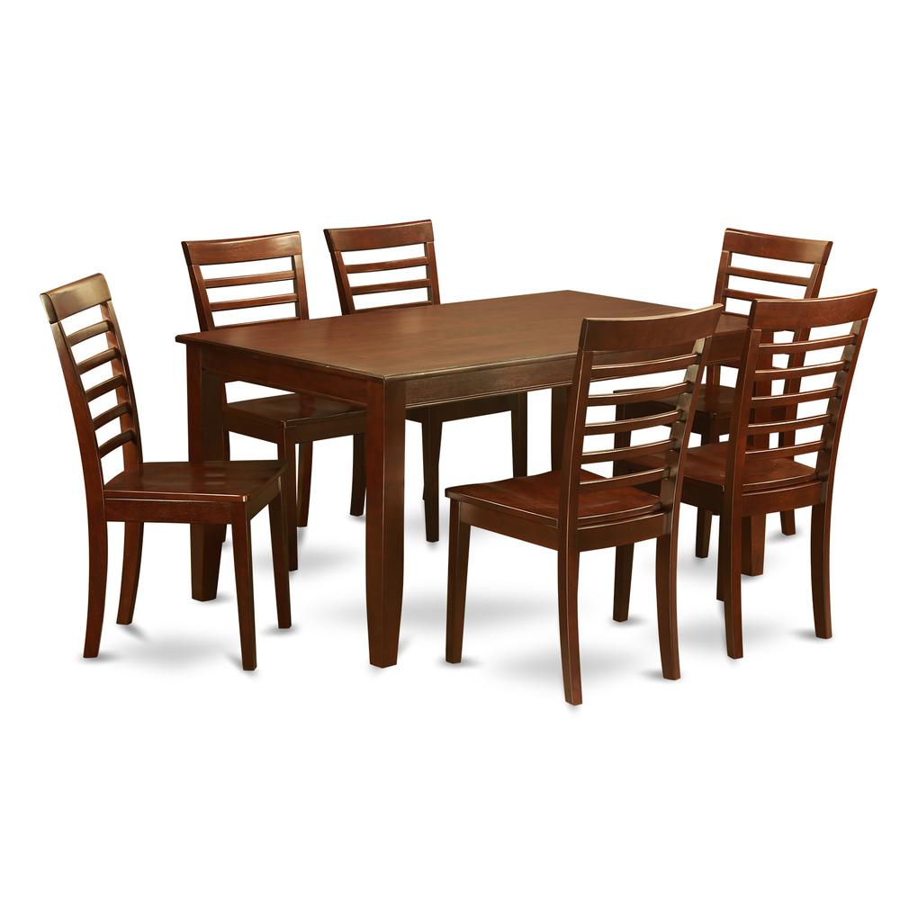 7 PC Dining set-Dining Table with 6 Dining Chairs | eBay
