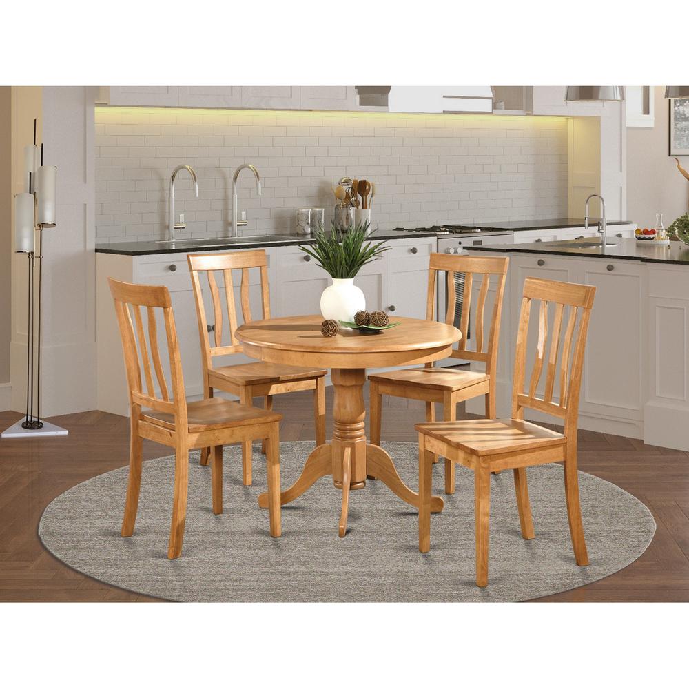 5 Pc Small Kitchen Table And Chairs Set Breakfast Nook And 4 EBay