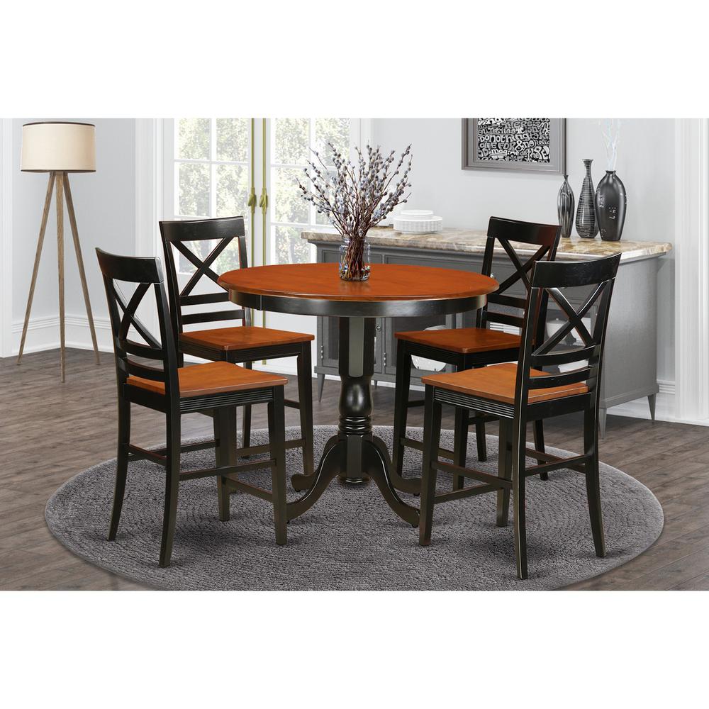 5 PC counter height Dining set - Small Kitchen Table and 4 ...