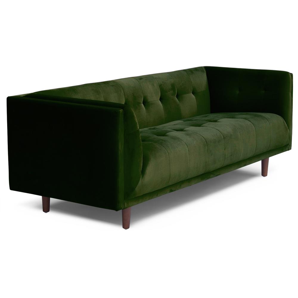 Cecily Sofa Emerald Green Velvet 819193017975 Ebay Cecily Sofa Emerald Green Velvet