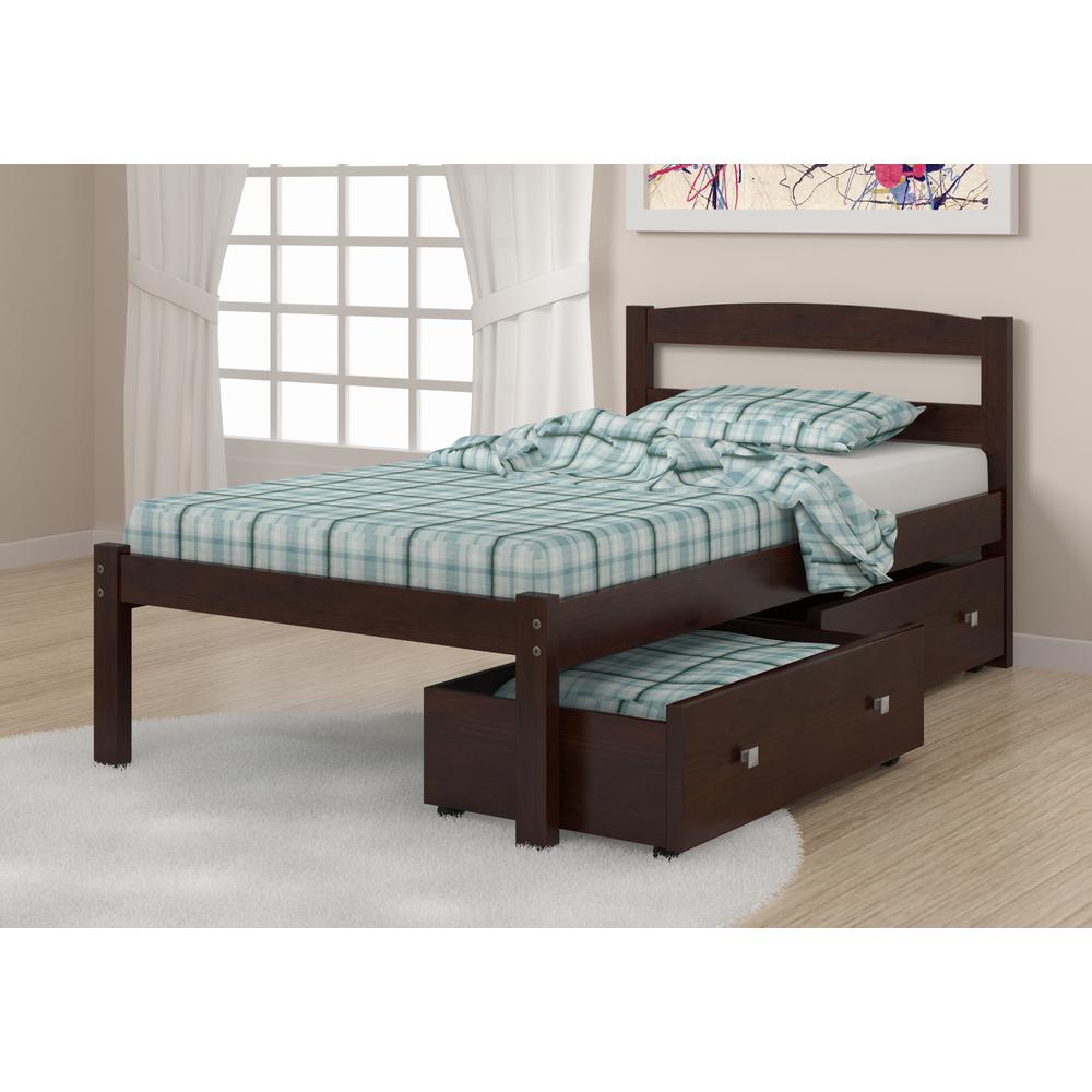 Twin Econo Bed W Dual Under Bed Drawers Ebay
