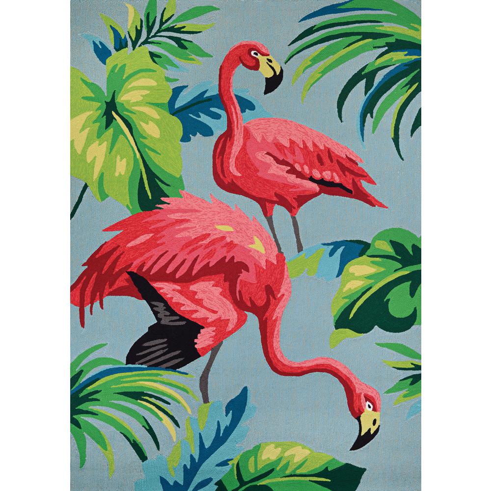 Flamingos Area Rug, Multi ,Rectangle, 5'6" x 8' eBay