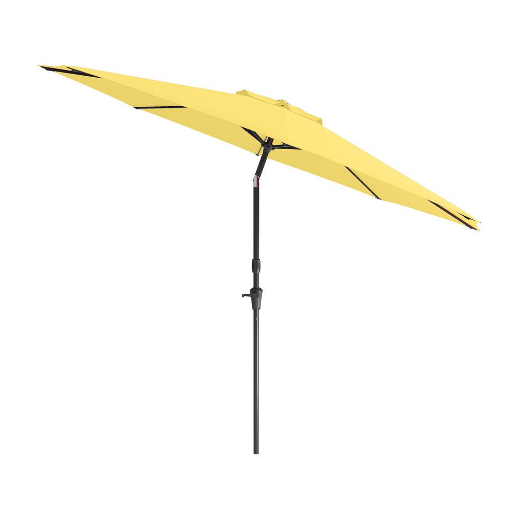 Wind Resistant Tilting Patio Umbrella in Yellow ... on {keyword}