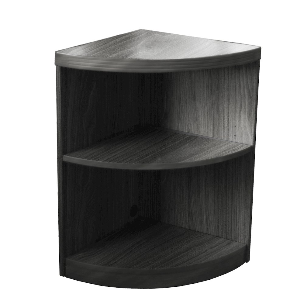 2 Shelf Quarter Round (1 fixed Shelf), Gray Steel eBay
