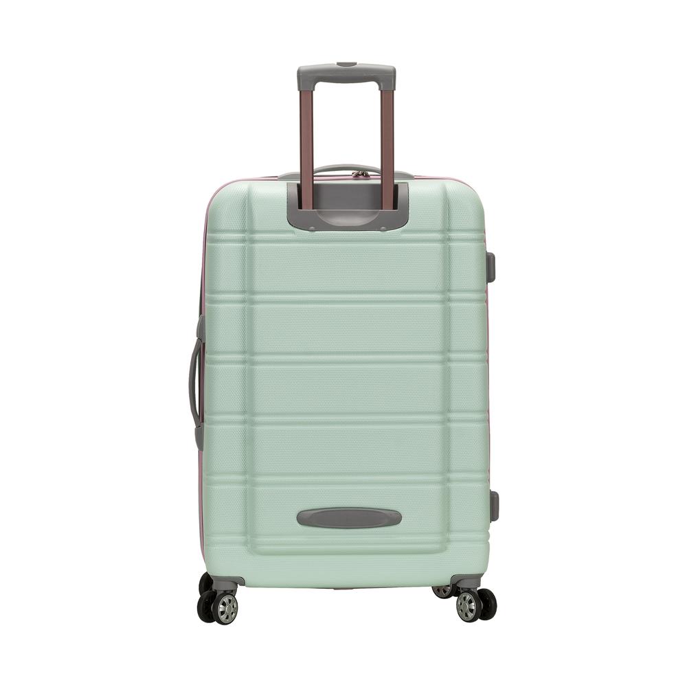 Rockland Melbourne 3 Pc Abs Luggage Set In Mint