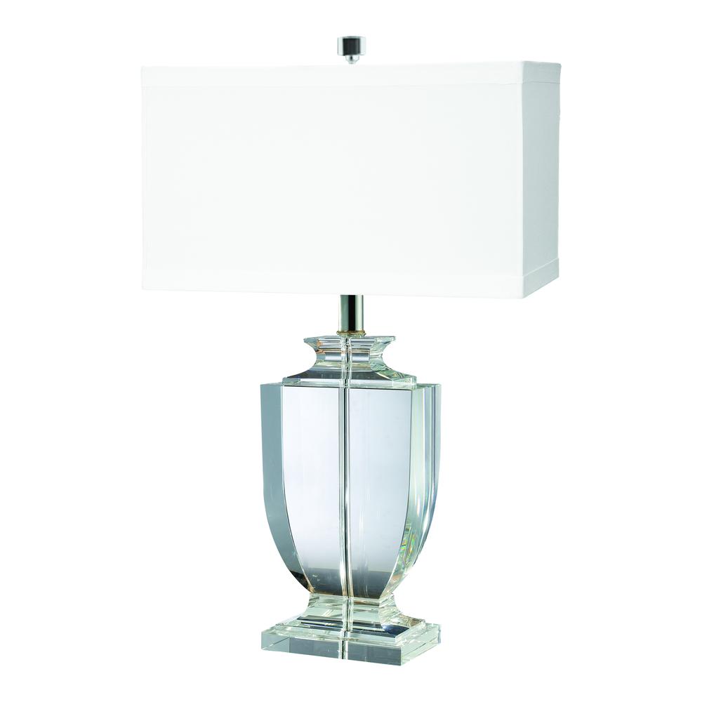 Crystal Rectangular Urn Table Lamp 810937007221 eBay