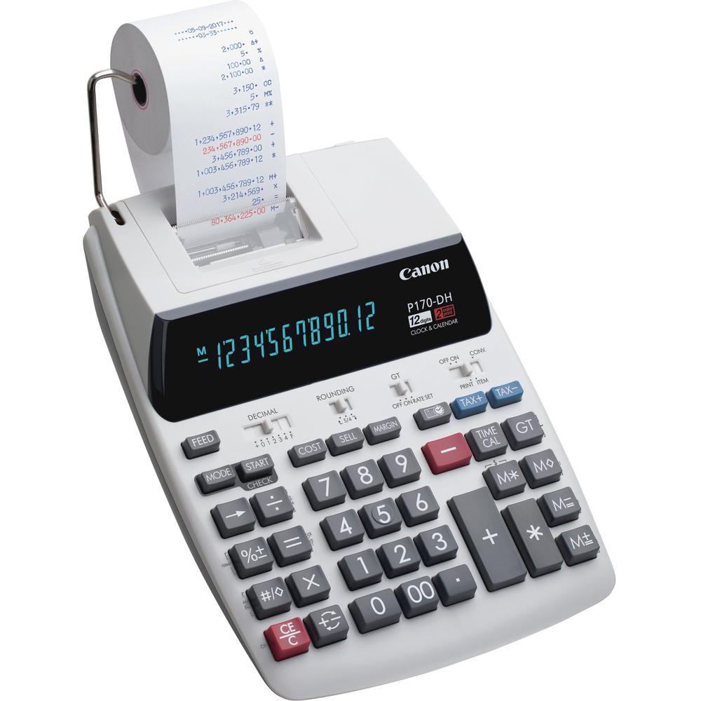 Canon P170DH3 Printing Calculators Calendar, Clock, Item Count